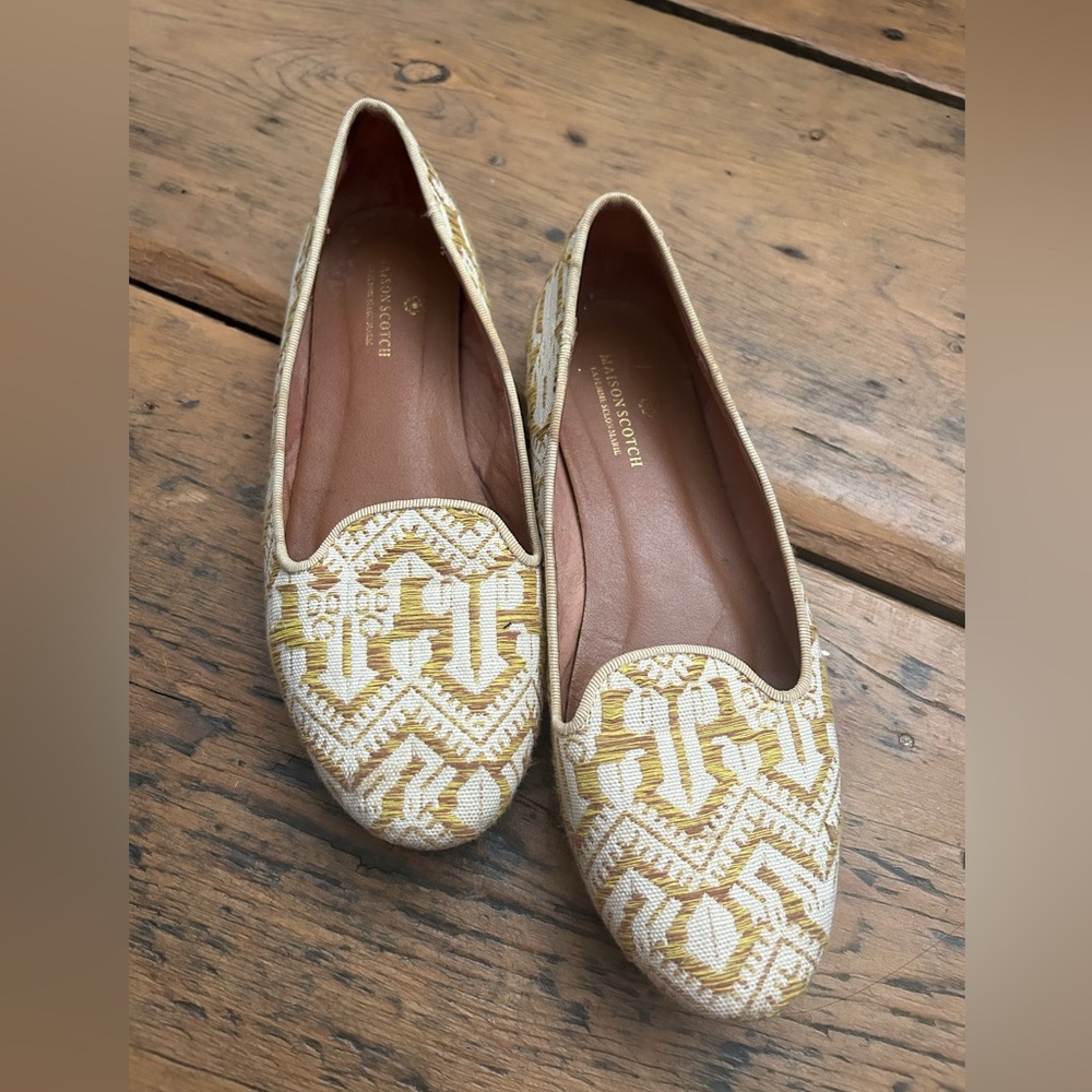 Maison Scotch Patterned Flats